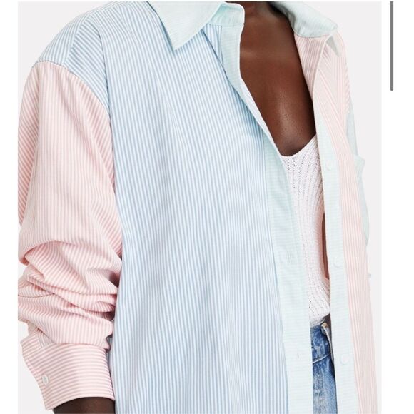 Solid & Striped Oxford tunic mixed stripe XS - Picture 2 of 9